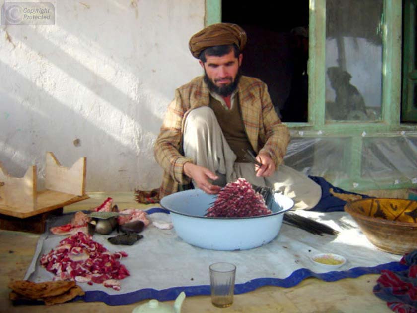 Trimming Meat